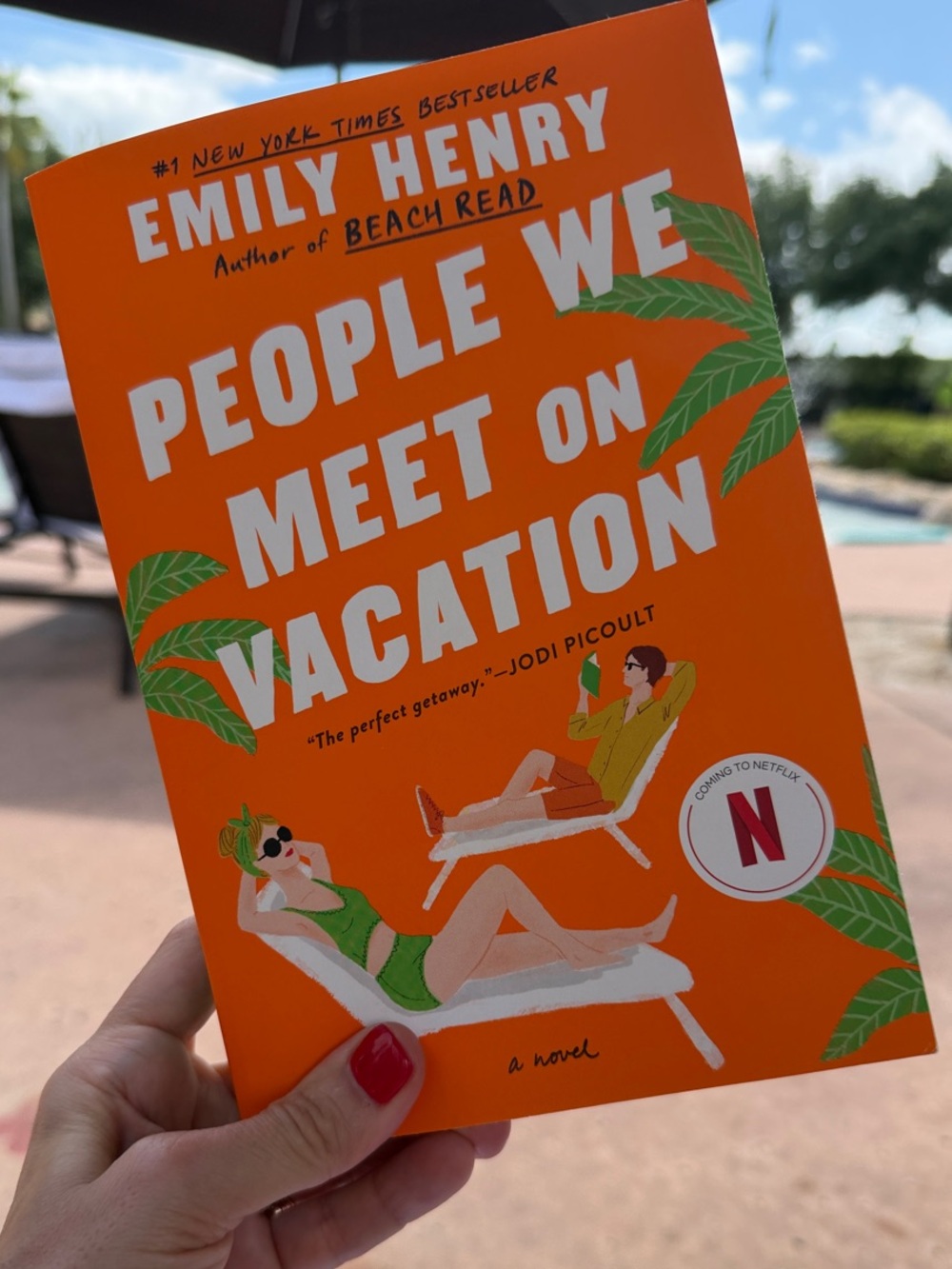 People We Meet on Vacation — Orange Paperback
